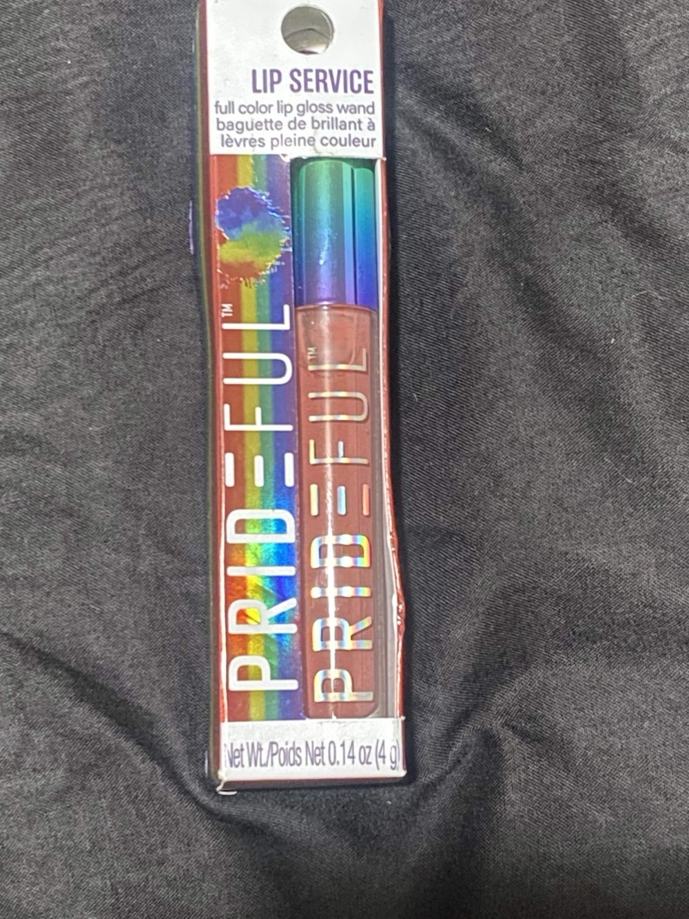 PRIDEFUL Full Color Lip Gloss Wand - Shimmering Nude